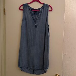 GAP Blue Denim Sleeveless Dress